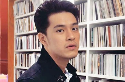 Morgan Oey Bahagia Diapit Pamela Bowie dan Aurelie Moeremans Syuting 'Melbourne Rewind'