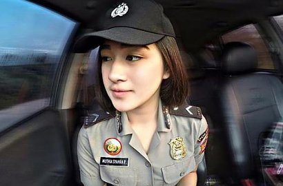 Bak Artis Korea, Kecantikan Bripda Muthia Hebohkan Netter