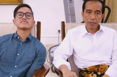 Presiden Jokowi Sebut Rambut Kaesang Model Batok Kelapa