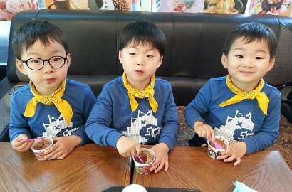 Makin Besar dan Dewasa, Triplet Song Il Gook Pamer Foto Bareng