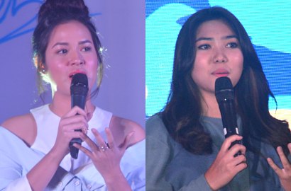 Kocaknya Raisa, Yura dan Isyana Pamer 'Selfie Jelek' di Indonesian Choice Awards 2016