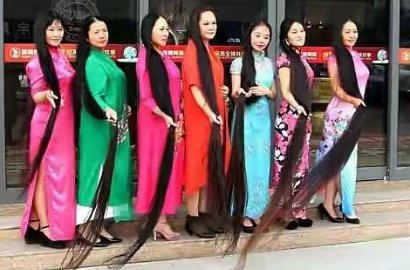 Ikut Kampanye HIV, 7 Wanita Tiongkok Pamer Rambut Panjang Bak Rapunzel