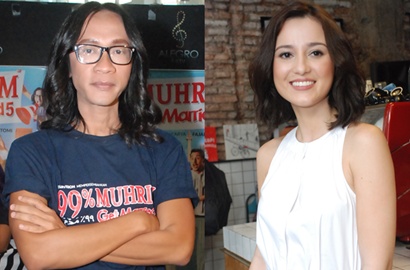 Bareng Julie Estelle, Aming Tampil Nyentrik di IMA Awards 2016