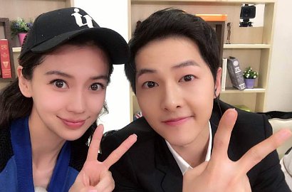 Angelababy Akui Tak Bisa Alihkan Pandangan dari Joong Ki di 'Running Man' Tiongkok