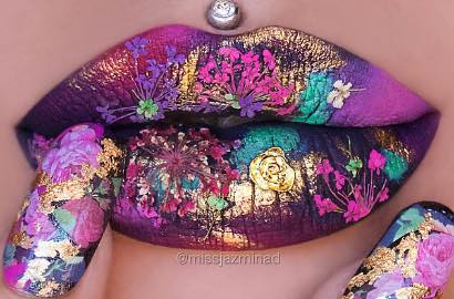 Keren, Wanita di Sydney Jadikan Bibir Sebagai Kanvas Lukis