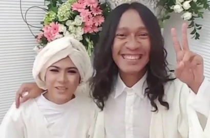 Aming Sempat Nangis Saat Nikahi Evelyn Alias Kevin