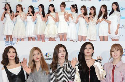 IOI Hingga Red Velvet cs Mempesona di Red Carpet Dream Concert 2016