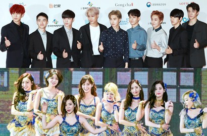 Seperti Ini Wajah Asli EXO-SNSD cs Tanpa Photoshop, Tetap Keren?