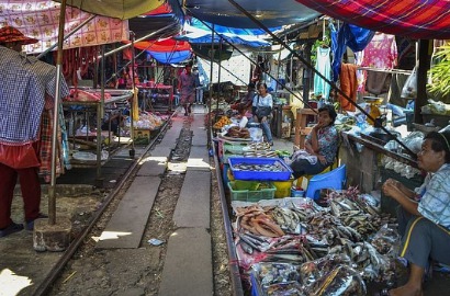 Pasar di Thailand Dijuluki Pasar Paling Berbahaya di Dunia, Ini Sebabnya