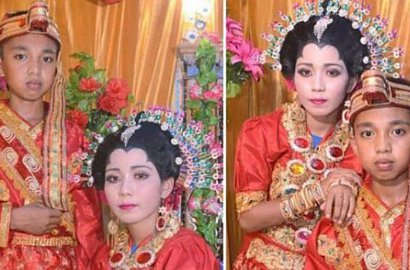 Heboh Beredar Foto Nikah Bocah di Bawah Umur, Ini Faktanya