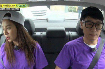 Inikah Alasan Seleb Cewek Pakai Sabuk Pengaman Asal-Asalan di 'Running Man'?