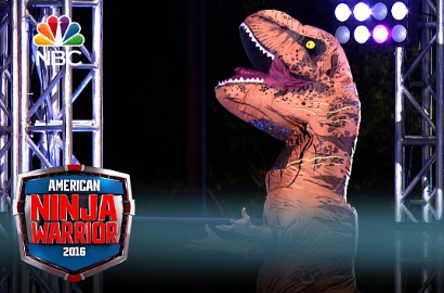 Dinosaurus Ikut 'Ninja Warrior' Bikin Heboh, Berhasilkah Selesaikan Misi?