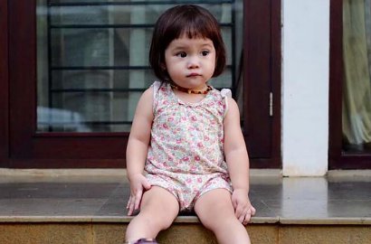 Belajar Makan Sendiri, Gempita Putri Gading-Gisella Bikin Gemas