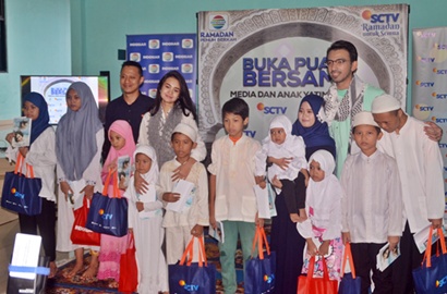 Serunya Buka Bersama Indosiar-SCTV Bareng Michelle Zudith, Musdalifah 'SUCA' dan Reza 'DA 2'