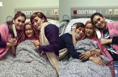 Ayu Ting Ting, Zaskia dan Ruben Tulis Pesan Doa untuk Kesembuhan Julia Perez