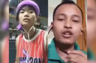 Bikin Ngakak, Duet Smule Ini Bukannya Menyanyi Malah Berantem