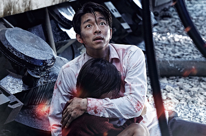 Gong Yoo Cs Panik Melarikan Diri dari Zombie di Poster Baru Film 'Train to Busan'