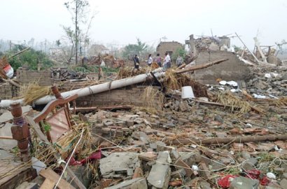 Tornado Landa Tiongkok, 78 Orang Tewas dan 200 Luka Serius