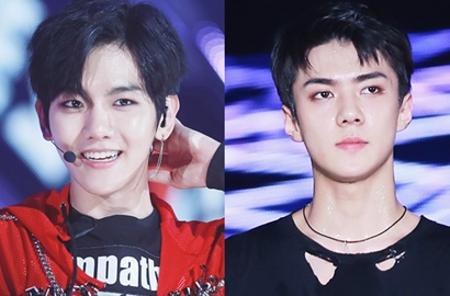 Fans Ngakak Temukan Banyak Bukti Foto Baekhyun Hobi Gigit Sehun