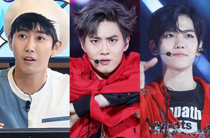 Kwanghee Bikin Gambar Karikatur Suho dan Baekhyun EXO, Seperti Apa?
