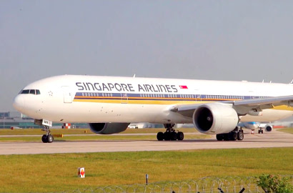 Ngeri, Ini Video Rekaman Kebakaran Mesin Singapore Airlines