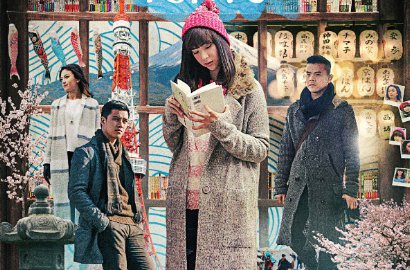 Kisah Cinta Pamela Bowie Diantara Dion Wiyoko dan Morgan di Trailer 'Winter in Tokyo'