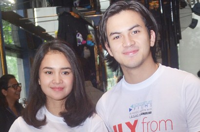 Michelle Ziudith-Rizky Nazar Terkejut Dibuatkan Konser 'ILY From 38000 Ft'