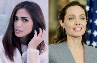 Tampil Basah-Basahan, Jessica Iskandar Mirip Angelina Jolie?