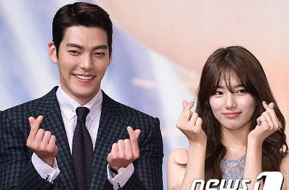Siap-Siap Baper, Kim Woo Bin Rangkul Suzy di Jumpa Pers 'Uncontrollably Fond'