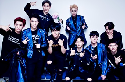 Serunya Foto-foto Behind the Scene EXO Saat Syuting MV 'Monster' dan 'Lucky One'