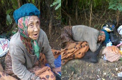 Miris, Nenek Ini Tinggal di Dekat Tumpukan Sampah Karena 'Dibuang' Anak Cucu
