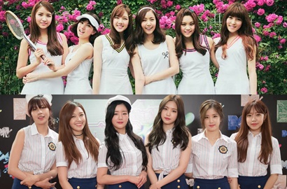 Tak Cuma Seragam Tenis, Foto Konsep dan Pose G-Friend Juga Jiplak A Pink?