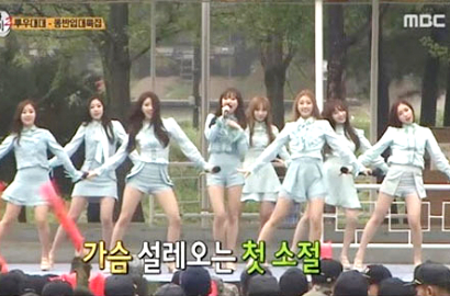 Tak Cuma Histeris, Lovelyz Sukses Bikin Para Tentara Jadi Liar di 'Real Men'