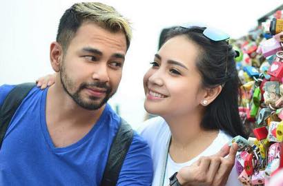 Tetap Mesra, Raffi Ahmad dan Nagita Pose Ala Rain-Song Hye Kyo