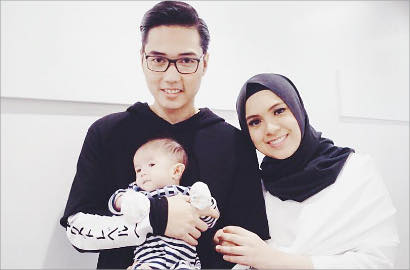 Susah Dibangunin, Putra Nycta Gina-Rizky Kinos Bikin Gemas