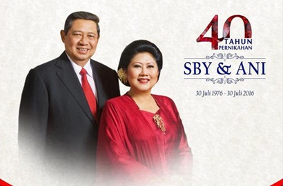 Rayakan Ultah Pernikahan ke-40, SBY dan Ani Yudhoyono Banjir Ucapan Selamat