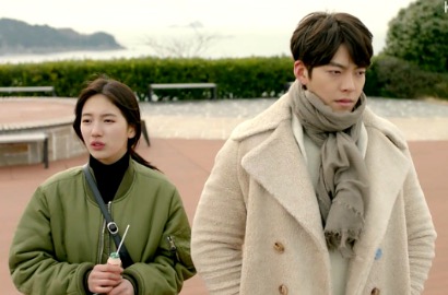 Cieee, Suzy-Woo Bin Asyik Main Ponsel Bareng di Foto BTS 'Uncontrollably Fond'