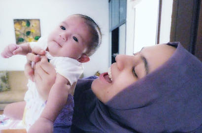 Jarang Pamer Foto Anak di Medsos, Ternyata Ini Alasan Nycta Gina