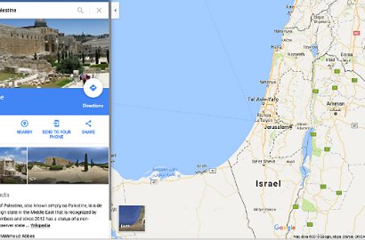 Hapus Palestina dan Gantikan dengan Israel, Google Dituding Coba Palsukan Sejarah