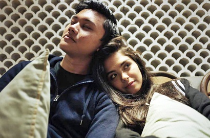 Bak Film 'Titanic'. Mesranya Rizky Febian-Vebby Palwinta di Atas Kapal