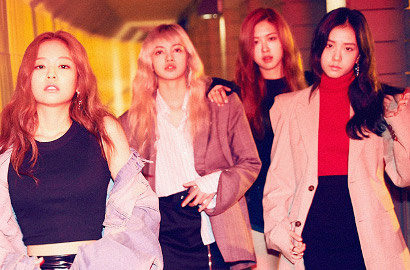 Menakjubkan, Black Pink Super Keren di Foto BTS Adegan MV 'Whistle'
