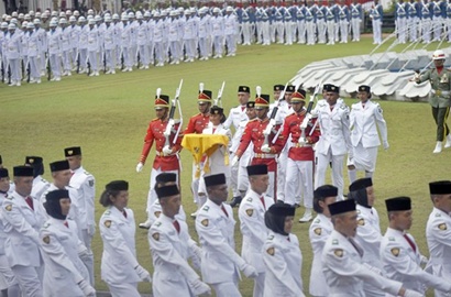 Wow, Upacara 17 Agustus Istana Negara Bisa Ditonton 360 Derajat di YouTube