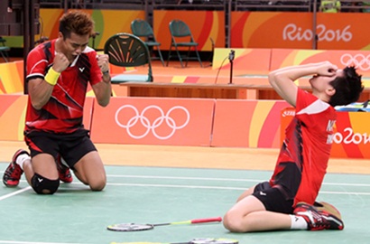 Kado Emas untuk HUT Indonesia, Lilyana dan Tontowi Menangi Olimpiade Rio