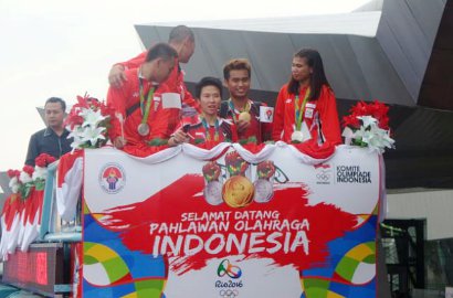 Puas dengan Medali Olimpiade 2016, Jokowi: Emas Lain Juga Bisa Kita Dapatkan