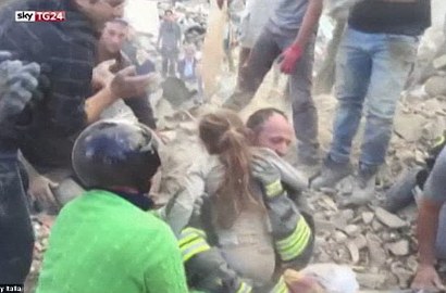 Dramatis, Ini Video Penyelamatan Bocah 10 Tahun dari Reruntuhan Gempa Italia