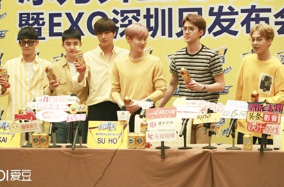 Chen Infeksi Mata, EXO Bikin Es Teh di Fanmeeting Shenzhen