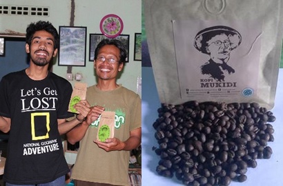 Banyak Dicari, Ternyata Mukidi 'Asli' Jual Kopi di Temanggung