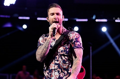 Syuting MV Lagu Baru, Adam Levine Bareng Maroon 5 Imut Pakai Kostum Pokemon