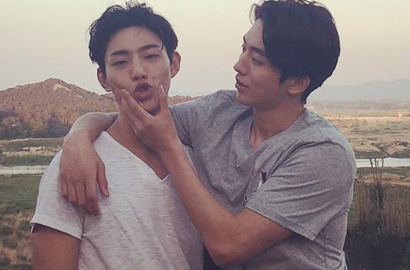 Lucunya Anjing Ji Soo dan Nam Joo Hyuk Tidur Bareng