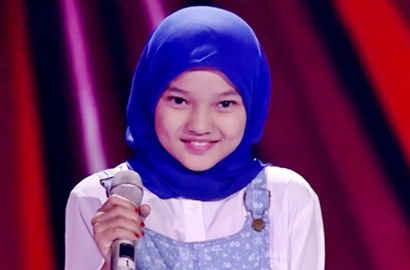 Punya Suara Emas, Gadis Yatim Piatu Ini Pukau 'The Voice Kids Indonesia'